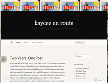 Tablet Screenshot of kcenroute.wordpress.com