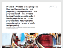 Tablet Screenshot of grosirpropolisonline.wordpress.com