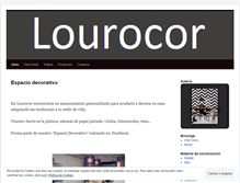 Tablet Screenshot of lourocor.wordpress.com