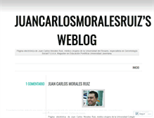 Tablet Screenshot of juancarlosmoralesruiz.wordpress.com