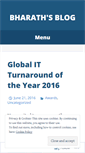 Mobile Screenshot of bharathph.wordpress.com