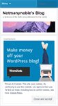 Mobile Screenshot of notmanynoble.wordpress.com