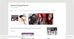 Desktop Screenshot of fashionchangedmylife.wordpress.com