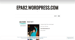 Desktop Screenshot of epa82.wordpress.com