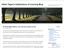 Tablet Screenshot of celebrationsoflearning.wordpress.com