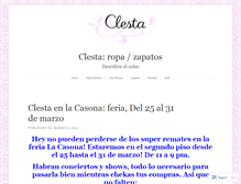 Tablet Screenshot of clesta.wordpress.com