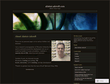 Tablet Screenshot of alistairadcroft.wordpress.com