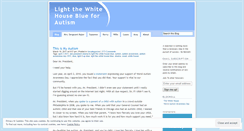 Desktop Screenshot of lightthewhitehouseblue.wordpress.com