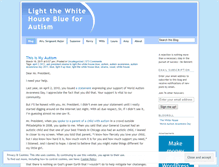 Tablet Screenshot of lightthewhitehouseblue.wordpress.com