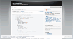 Desktop Screenshot of dotnetdawson.wordpress.com