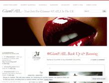 Tablet Screenshot of glamfail.wordpress.com
