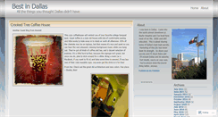 Desktop Screenshot of dallasbest.wordpress.com