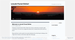 Desktop Screenshot of lincolnforest.wordpress.com