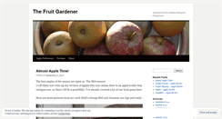 Desktop Screenshot of fruitgardener.wordpress.com