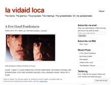 Tablet Screenshot of lavidaidloca.wordpress.com