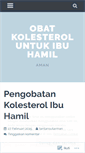 Mobile Screenshot of obatkolesteroluntukibuhamil11.wordpress.com