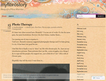 Tablet Screenshot of myfibrostory.wordpress.com