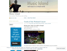 Tablet Screenshot of musicisland.wordpress.com