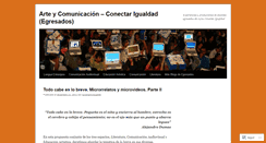 Desktop Screenshot of conectarigualdadegresadosarteycom.wordpress.com