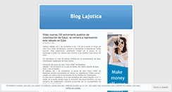 Desktop Screenshot of lajotica.wordpress.com
