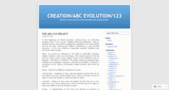 Desktop Screenshot of abc123project.wordpress.com
