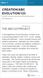 Mobile Screenshot of abc123project.wordpress.com