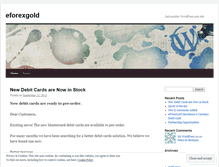 Tablet Screenshot of eforexgold.wordpress.com