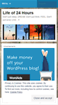 Mobile Screenshot of lifeof24hours.wordpress.com
