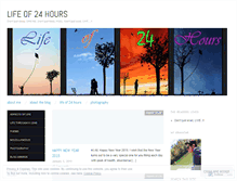 Tablet Screenshot of lifeof24hours.wordpress.com