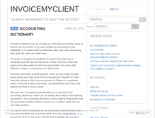 Tablet Screenshot of invoicemyclient.wordpress.com