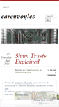 Mobile Screenshot of careyvoyles.wordpress.com