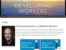 Tablet Screenshot of developingworkers.wordpress.com