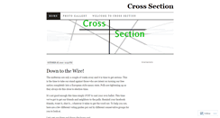 Desktop Screenshot of crosssection.wordpress.com