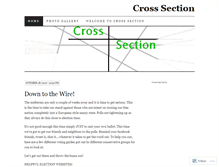 Tablet Screenshot of crosssection.wordpress.com