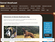 Tablet Screenshot of mosehuset.wordpress.com