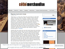 Tablet Screenshot of cethemerchandise.wordpress.com