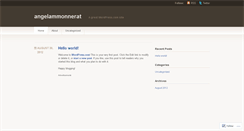 Desktop Screenshot of angelammonnerat.wordpress.com