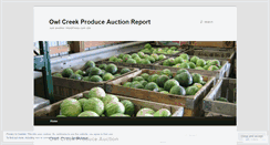 Desktop Screenshot of owlcreekmkt10.wordpress.com