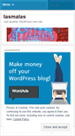 Mobile Screenshot of lasmalas.wordpress.com