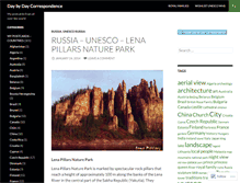 Tablet Screenshot of daybydaycorrespondence.wordpress.com