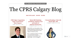 Desktop Screenshot of cprscalgary.wordpress.com