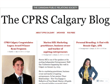 Tablet Screenshot of cprscalgary.wordpress.com