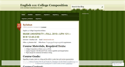 Desktop Screenshot of english111jf.wordpress.com