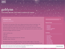 Tablet Screenshot of goblynn.wordpress.com