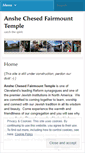 Mobile Screenshot of fairmounttemple.wordpress.com