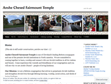 Tablet Screenshot of fairmounttemple.wordpress.com