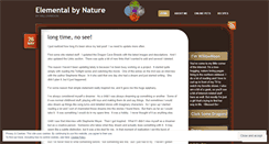 Desktop Screenshot of elementalbynature.wordpress.com