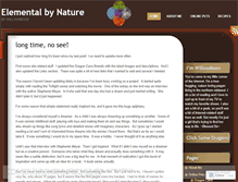 Tablet Screenshot of elementalbynature.wordpress.com