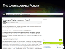 Tablet Screenshot of laryngospasm.wordpress.com