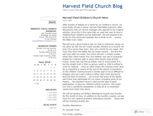 Tablet Screenshot of harvestfieldchurch.wordpress.com